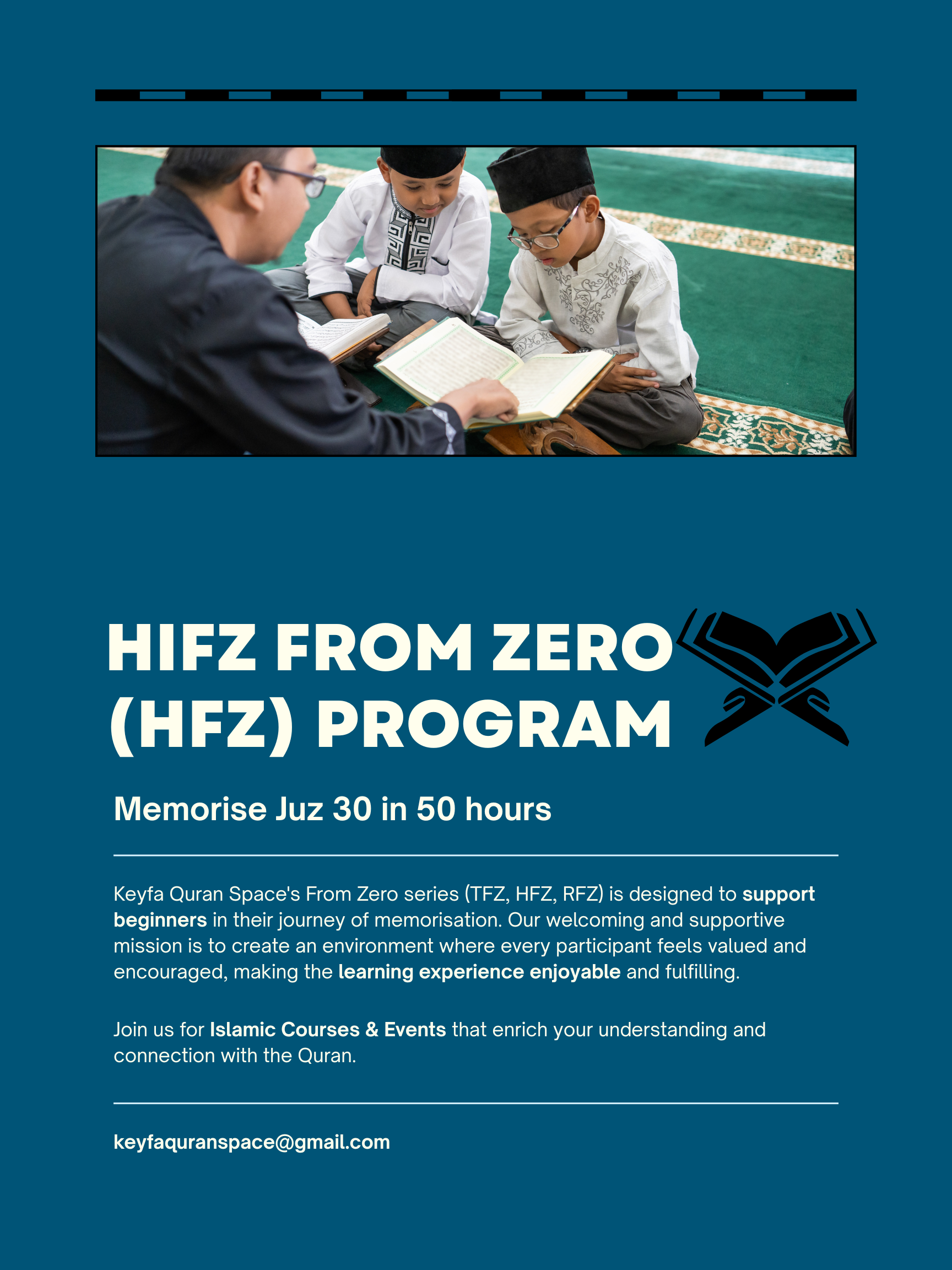 Poster - Hifz From Zero (HFZ) Program