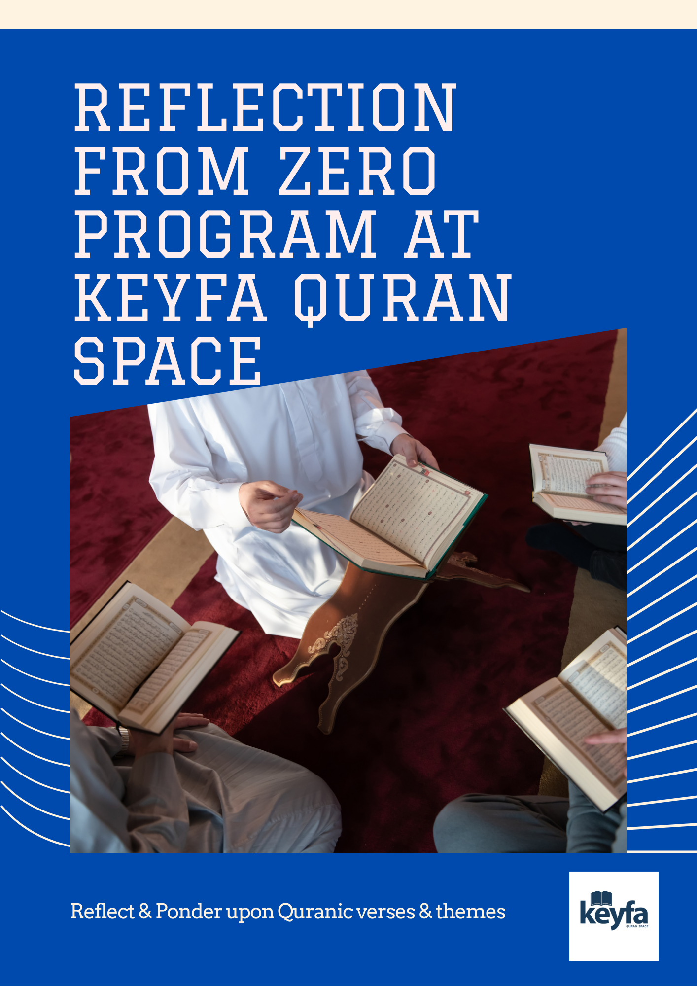 Poster - Reflection From Zero Program at Keyfa Quran Space