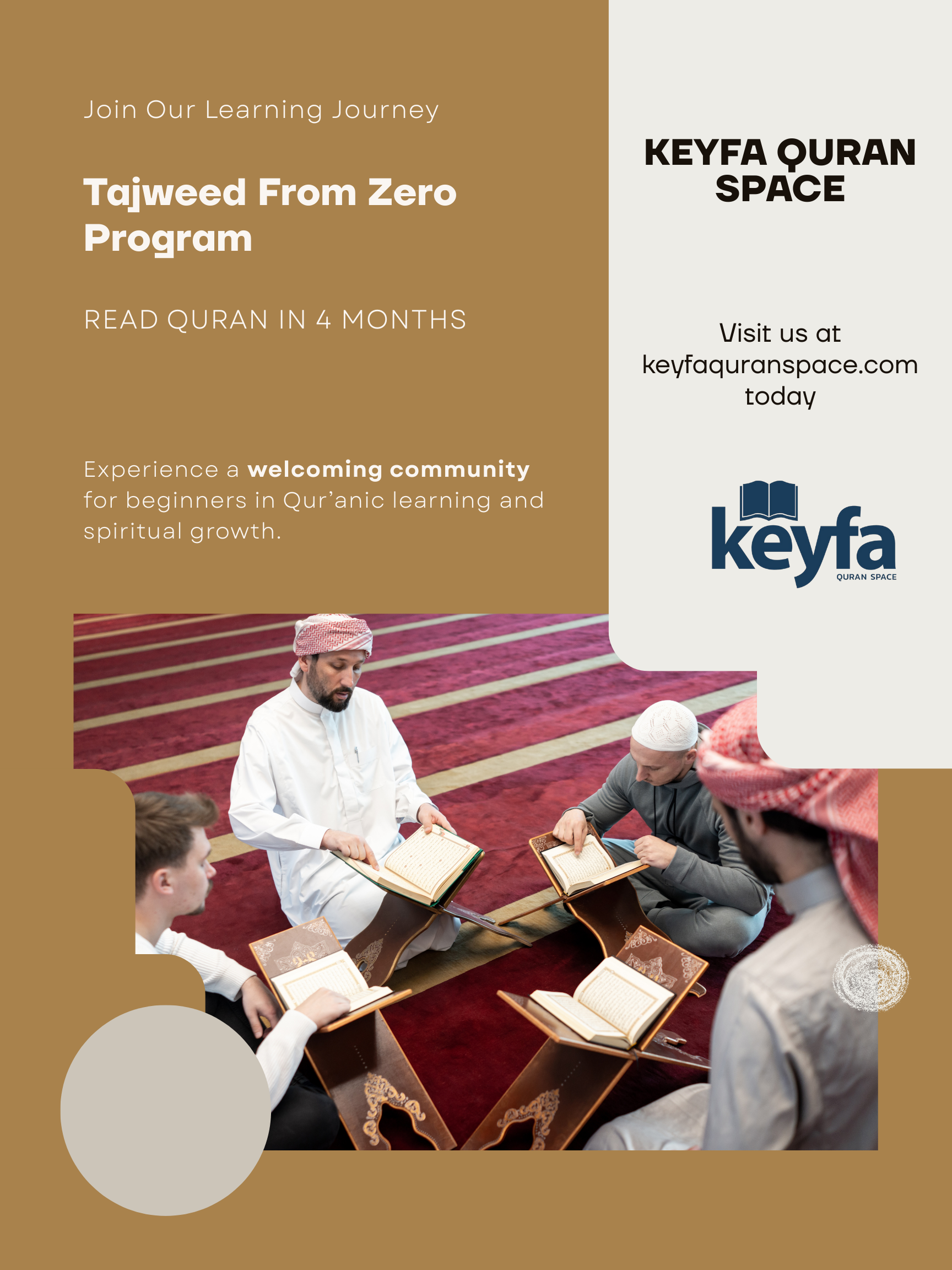 Poster - Tajweed From Zero Program